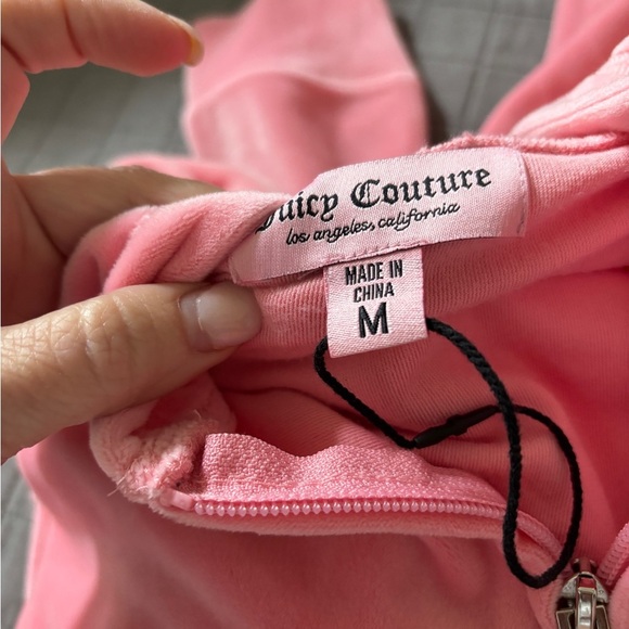 Juicy Couture Pink Velour Jacket NWOT - Picture 2 of 8